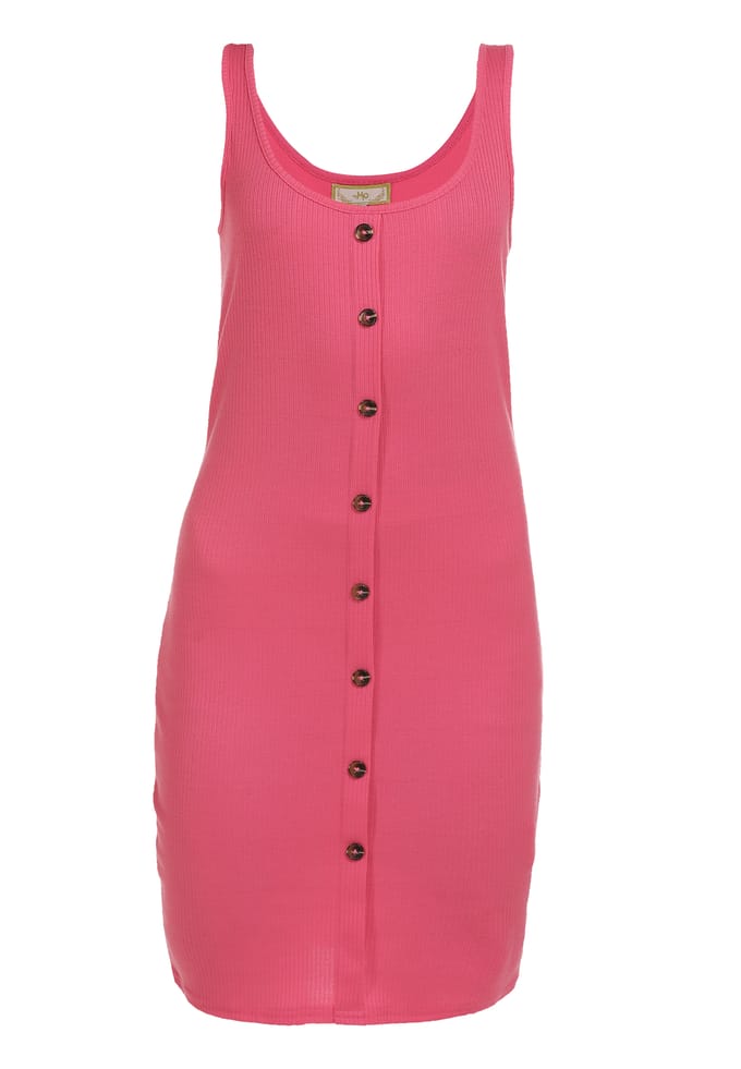 Mymo Jurk Dames neonroze