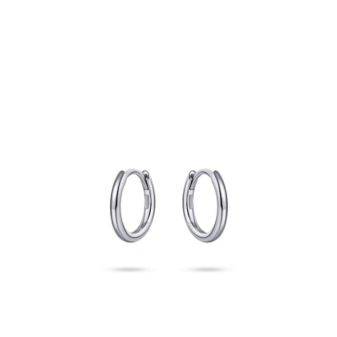Mini Polished Hoop Earrings