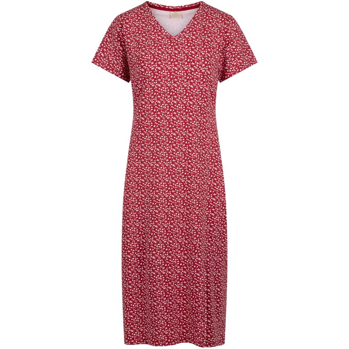 Trespass Dames Lula Midi Jurk (Kersenrood)
