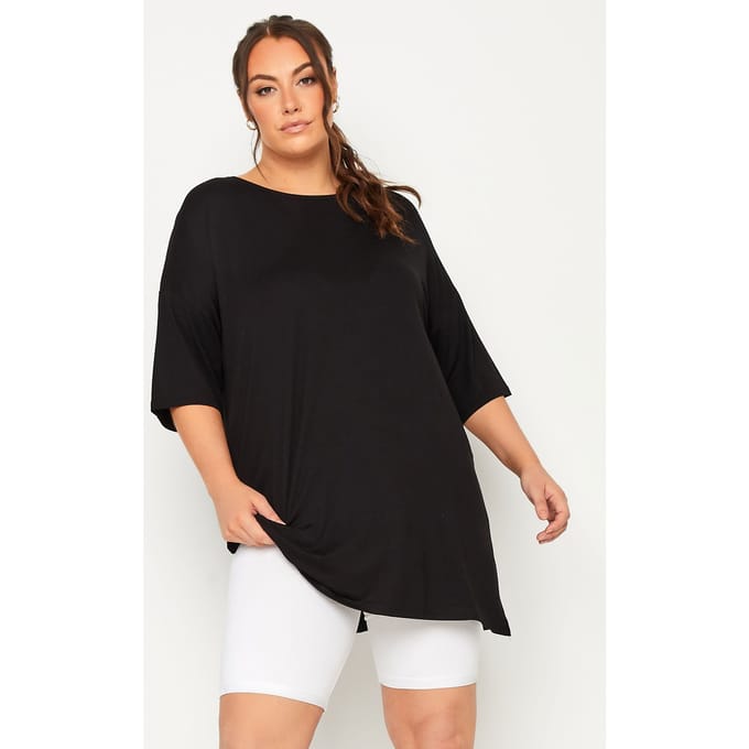 Yours Short Van Katoen In Witsize 48