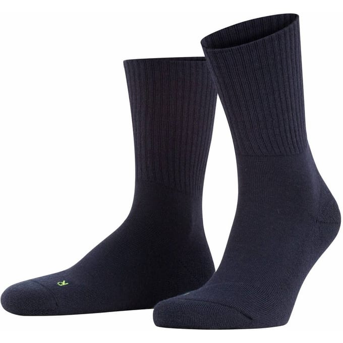 FALKE Walkie Light eenkleurig wol functioneel materiaal sokken unisex blauw - maat 46-48