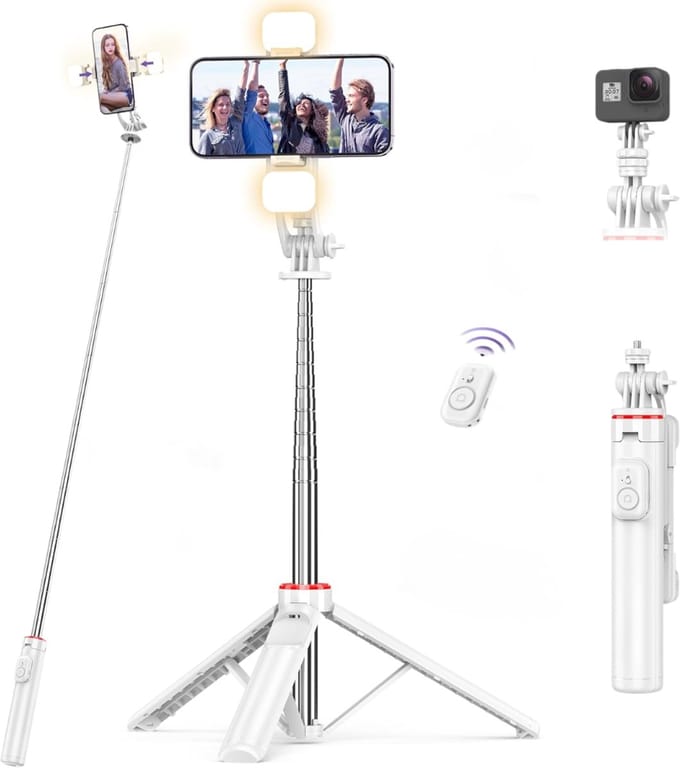 MRKK® Selfiestick – Selfie Statief – Telefoon Tripod