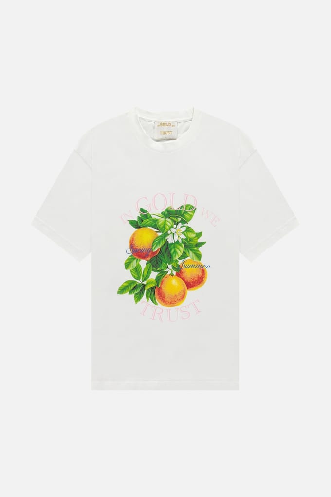 In Gold We Trust The Orange White Größe: M | Hemden Outlet | Unisex | Weiß