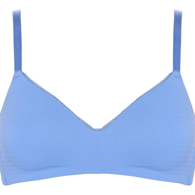 Livera Bra Bibi Zigzag Cornflower Blue Taglia: A65 | Reggiseni Outlet | Donna | Blu