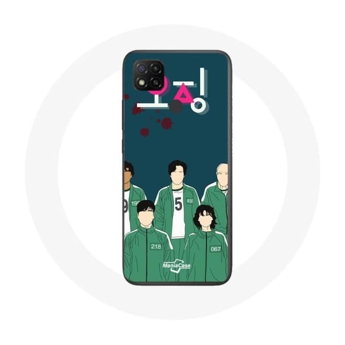 Coque Xiaomi Redmi 9C Squid Game Affiche personnages Art