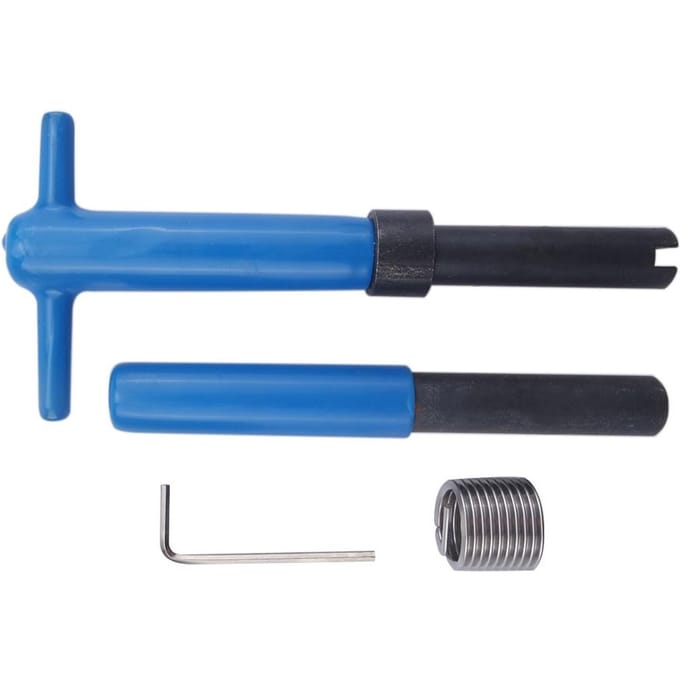 15 stuks M16 X 2 draadreparatieset Helicoil compatibel 16 mm beschadigde draden blue
