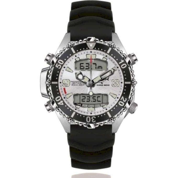Chris Benz Dames, Heren, Unisex watch CB-D200X-SI-KBS