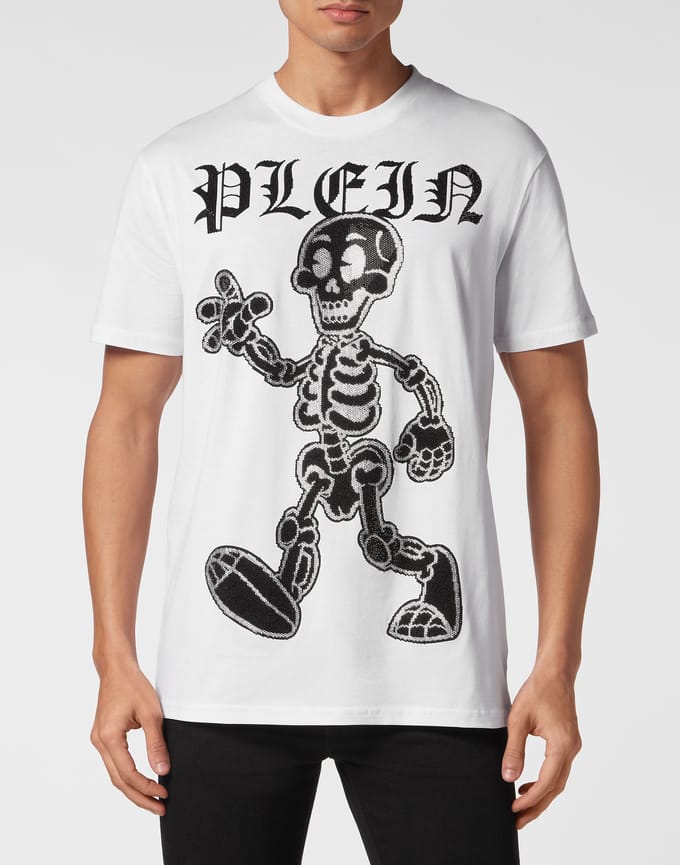 T-Shirt Ronde Hals Skeleton