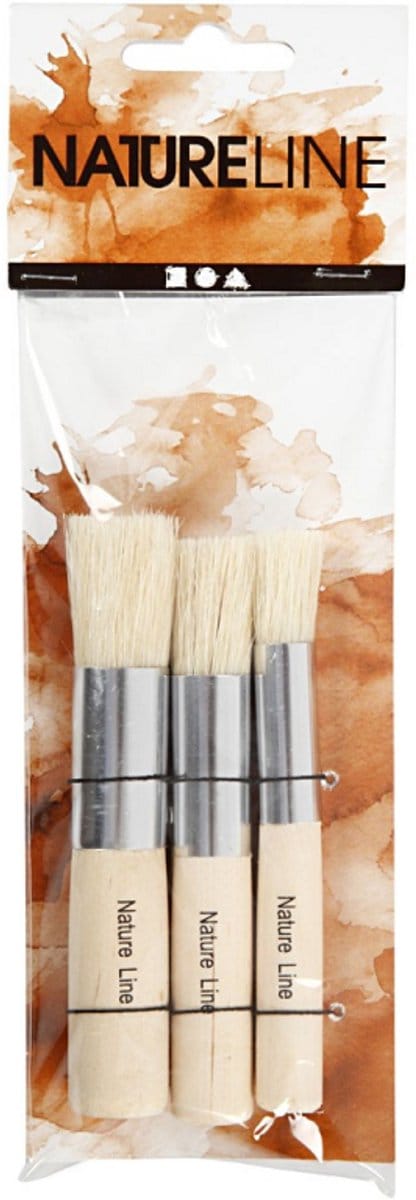CC Nature Line Tamponeerkwasten Set 3 stuks