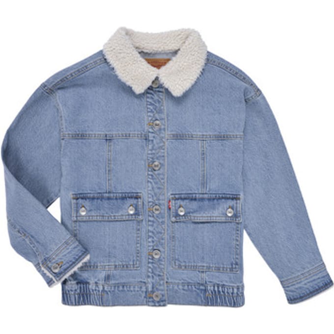 Levis  Spijkerjack LVG DENIM JACKET W/ SHERPA COL