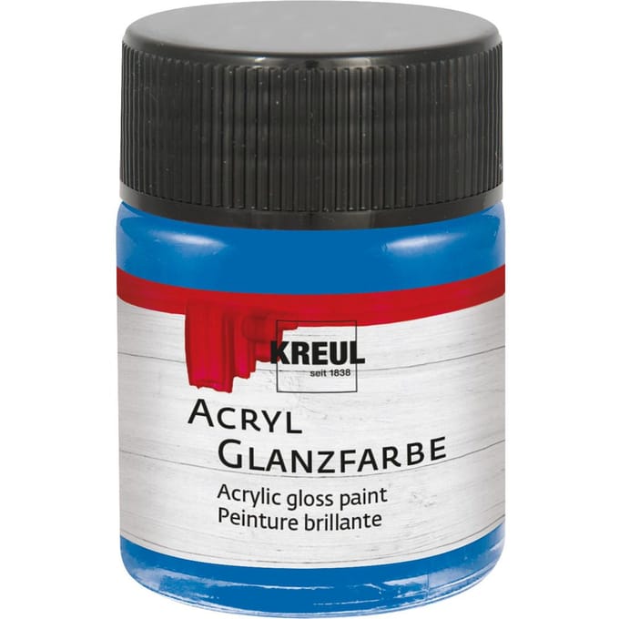 KREUL Acrylglansverf, 50 ml - Blauw