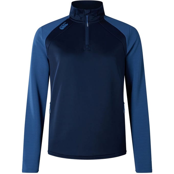 Canterbury Dames Elite Quarter Zip Basislaag Top (Marineblauw/True Navy Marl)