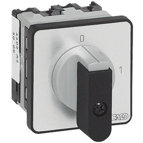 BACO NB03AQ1 Lastscheidingsschakelaar 16 A 1 x 90 ° Grijs, Zwart 1 stuk(s)
