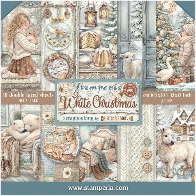 Stamperia Scrapbook blok "White Christmas"