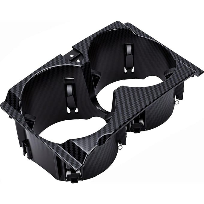 Vervanging Bekerhouder Middenconsole voor E-Klasse W212 2009 2016 2126800110 ABS Stevig Carbon Style Fiber black