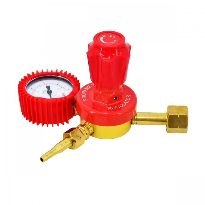 Awtools AW13920 - Drukregelaar - Propaan LPG - Met Manometer - Messing