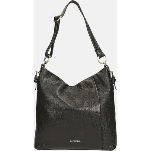 Gigi Fratelli Romance Medium Schoudertas Dames - Leer - Zwart