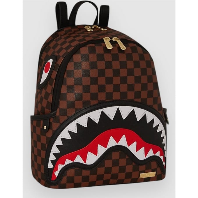 Sprayground Sawtooth Sharks In Paris Savage Rugzak bruin