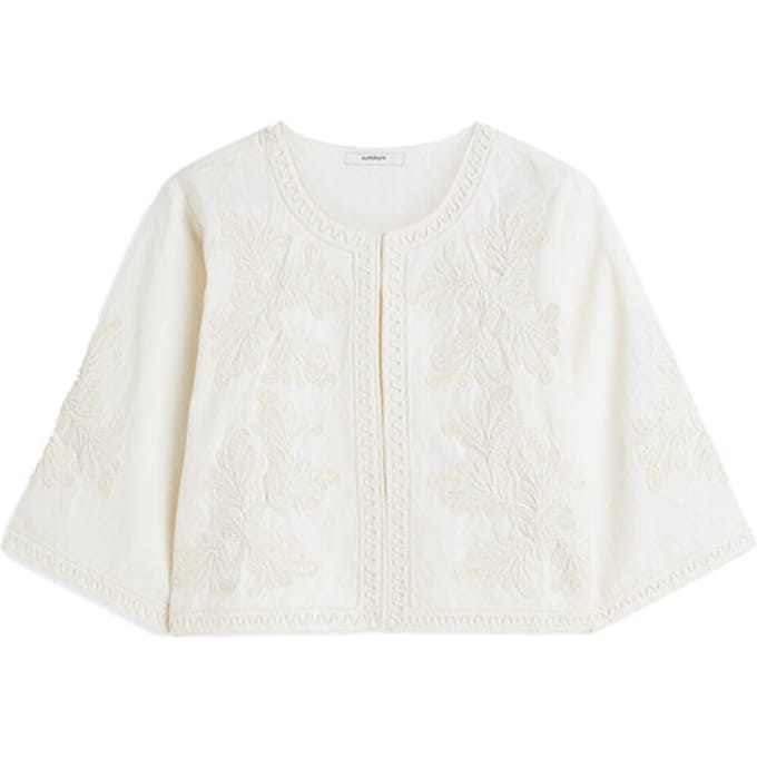 Summum jacket embroidery 1s1304-12470 122 ivory