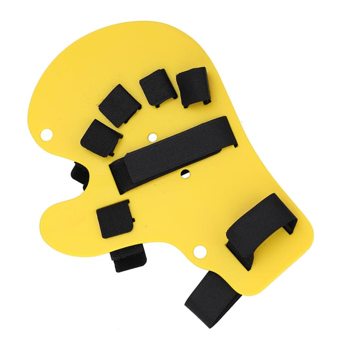 Vingerorthesen Uitgebreid Type Vingerbord Slag Handspalk Trainingsondersteuning Geel geel