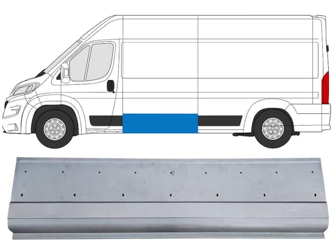 Plaatwerkdeel zijpaneel voor Opel Movano 2021-2026 / Links