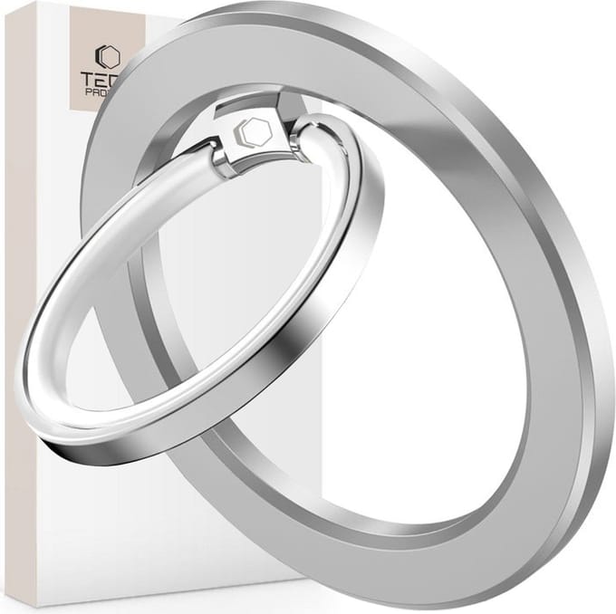 Tech-Protect MMR300 magnetic handle / ring with MagSafe - silver