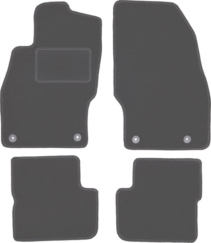 Grafiet automatten voor: Opel Corsa E hatchback (2015-2020)