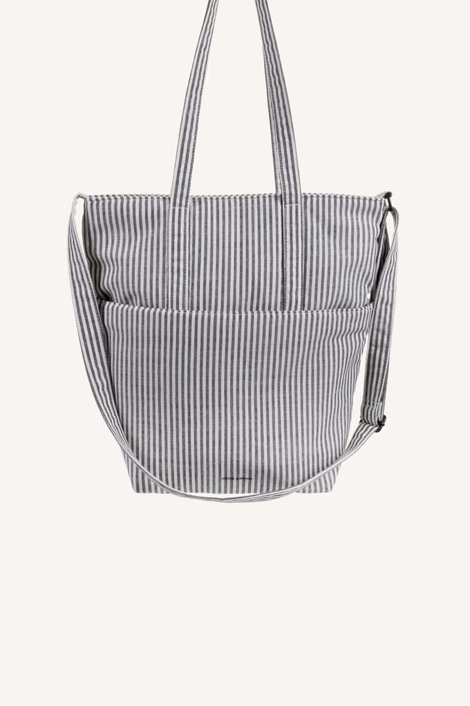 Monk and Anna - Nyoko Shopper | Stripes - 40x15x38 cm