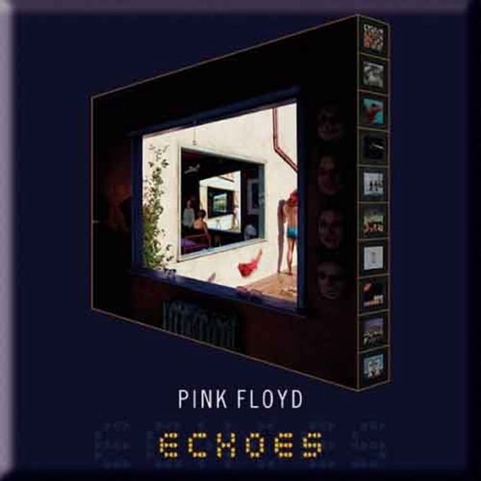 Pink Floyd - Echoes - Koelkast Magneet - 7.5 x 7.5 cm