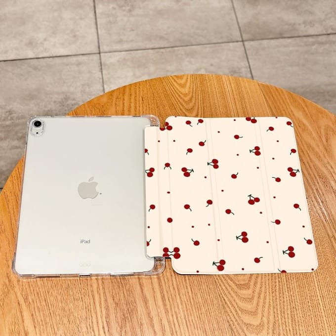 Hoesje met kersenpatroon voor iPad Pro 10/11-Inch /6e/7e/8e/Air 3e/Air 4e/9e gen/Air 5e Gen /Air 11 iPad pro 11