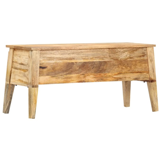 vidaXL - Opbergbox - 99x35x48 - cm - massief - mangohout
