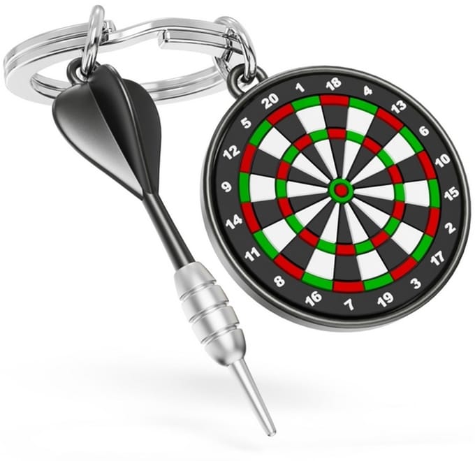 Metalmorphose - sleutelhanger - Darts met pijl