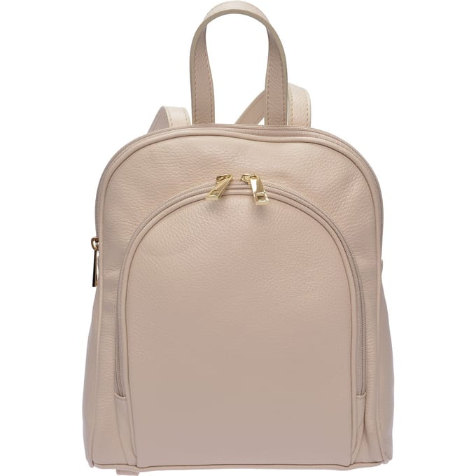 Anna Luchini Beige Rundleer Tas