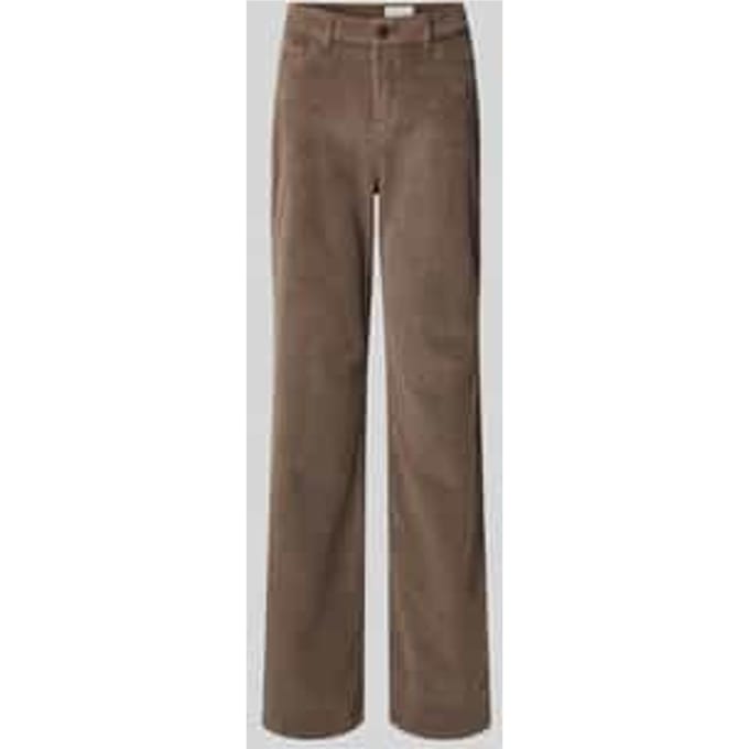 Straight fit corduroy broek, model 'OLANDA'