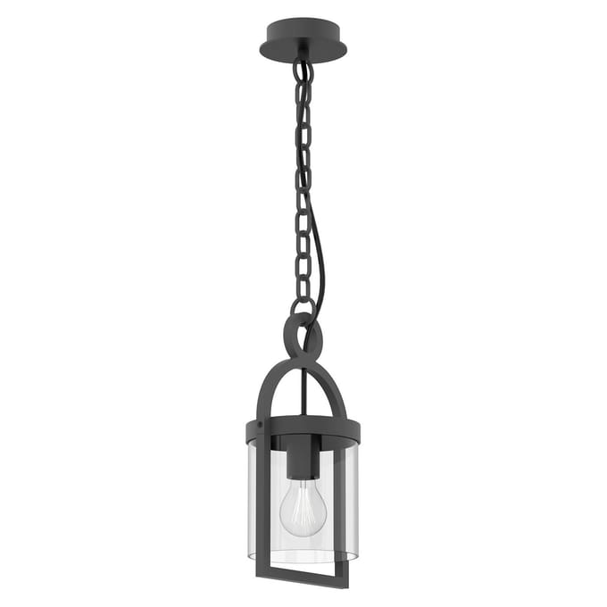 Mantra Iluminación Maya buiten hanglamp, donkergrijs, IP54, 150 cm