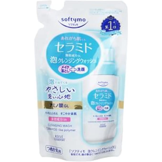 Kose - Softymo Ceramide Foam Cleansing Wash 180ml Refill
