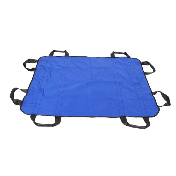 Patiënten Transferlaken Multifunctioneel Waterdicht Herbruikbaar Positioneringsbedpad voor Patiënten en blue