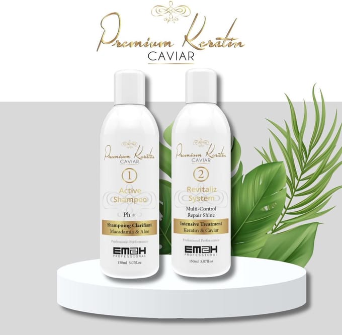 Premium Keratin Caviar - Braziliaanse keratinebehandeling - kit 2 x 150 ml
