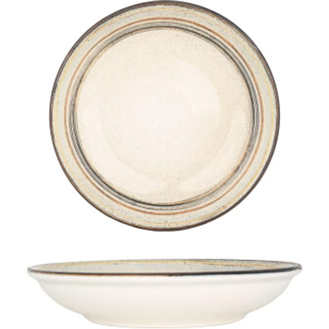 Bonna Serveerschaal - Cortado - Porselein - 20 cm (500cc) - set van 2