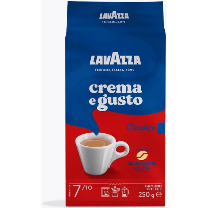 Lavazza Crema e Gusto 250g gemalen