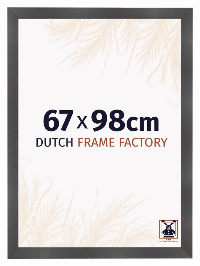 Fotolijst 67x98 cm - MDF - Zwart Mat - Praag