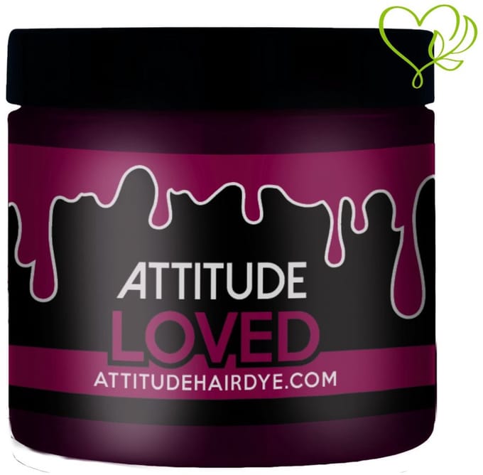 Attitude Hair Dye - Loved 250ml Semi permanente haarverf - Roze