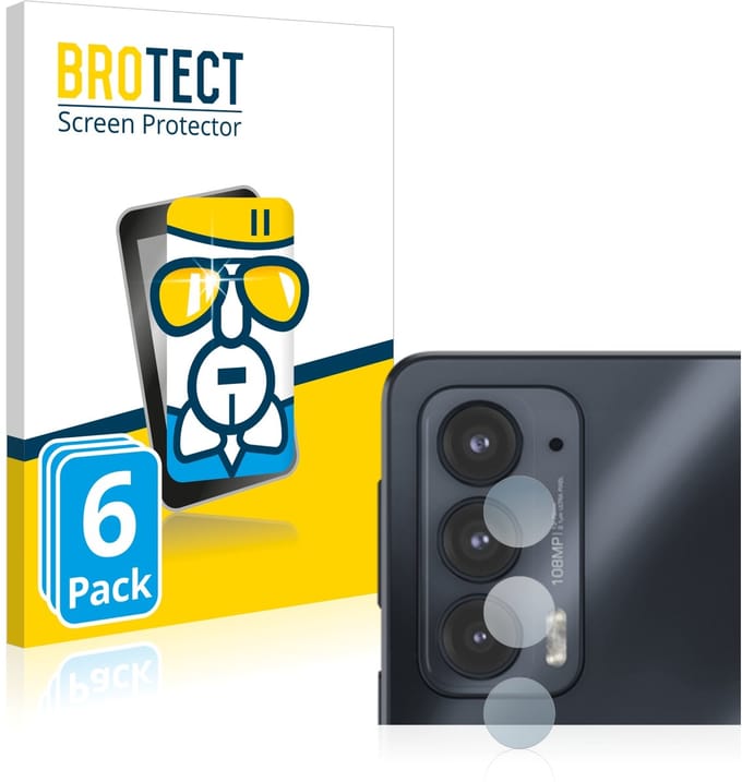 Screenprotector 6 Stuks voor Motorola Edge 20 (ALLEEN Camera Lens) Beschermglas transparant