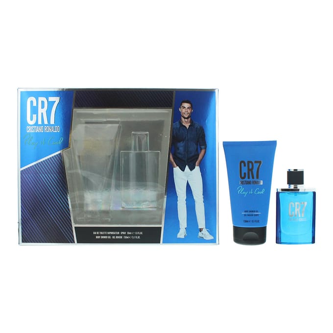 Cristiano Ronaldo CR 7 Play It Cool Geschenkset Eau de Toilette + Douchegel 1 set