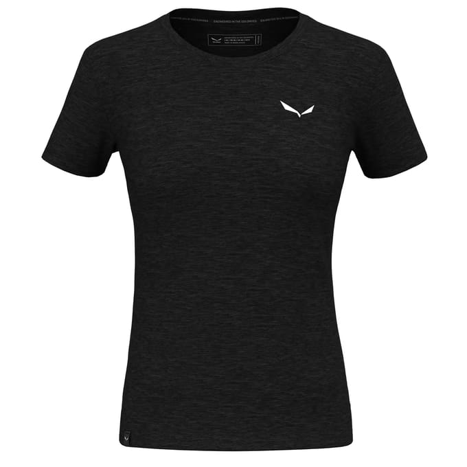 T-shirt met mini logo vrouw Salewa Eagle