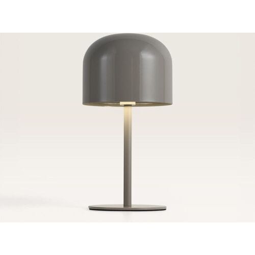 LUSENZ Ariello S - Paddenstoel lamp oplaadbaar Beige 25 cm - Draadloze tafellamp - Dressoir lamp - Scandinavisch design - Dimbaar - USB-C -