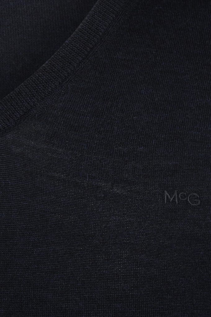 McGregor Fine Merino V-neck Sweater Navy Taglia: S | Maglioni a maglia Outlet | Uomo | Blu