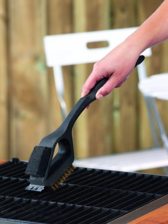 BBQ Collection Barbecue schoonmaakborstel - 3-in-1 - 37 cm - Barbecue/grill reinigingsborstel