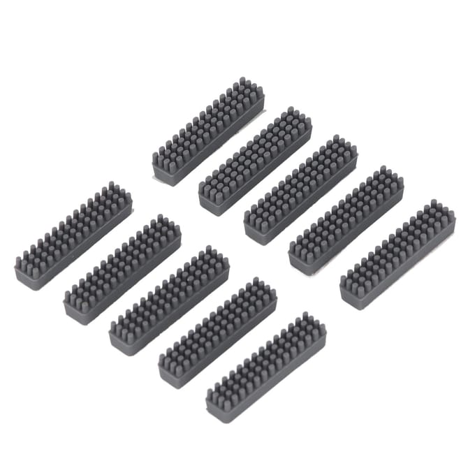 10 STKS Nozzle Siliconen Borstel 28x5.6mm 3D Printer Nozzle Siliconen Reinigingsborstel voor Bambu Lab A1 black