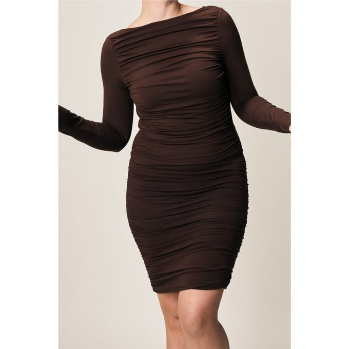 VIVEH Vinca Walnut Taglia: 48 | Abiti Mini Outlet | Donna | Marrone